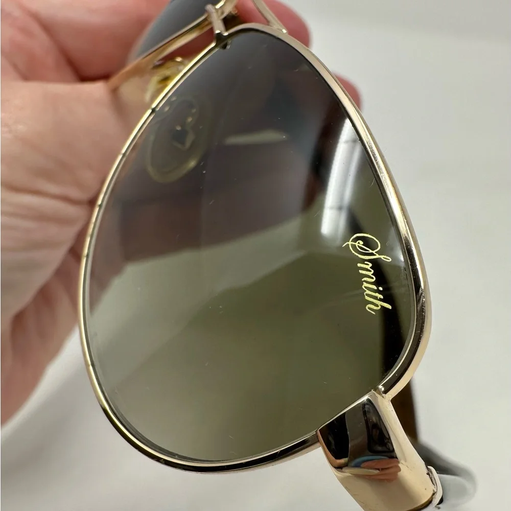 Smith Aviatrix Gold Tone Sunglasses Men’s Aviator Classic Summer Metal‎